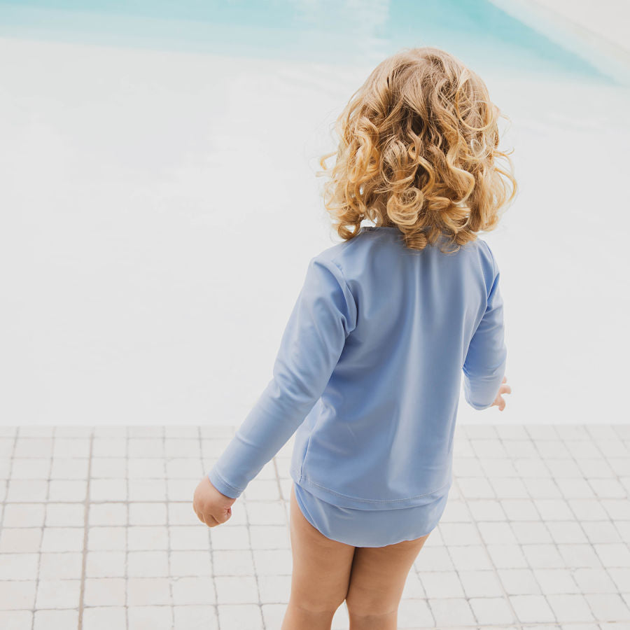 Camiseta de baño protectora larga para niño