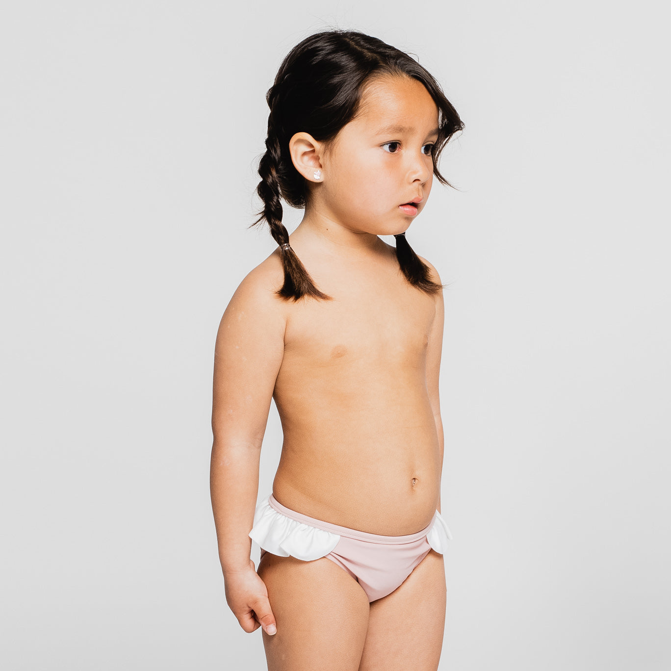 culetín de baño niña rosa sostenible