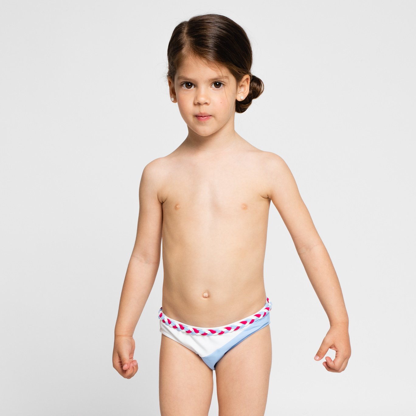 Culetín de baño niña azul sostenible