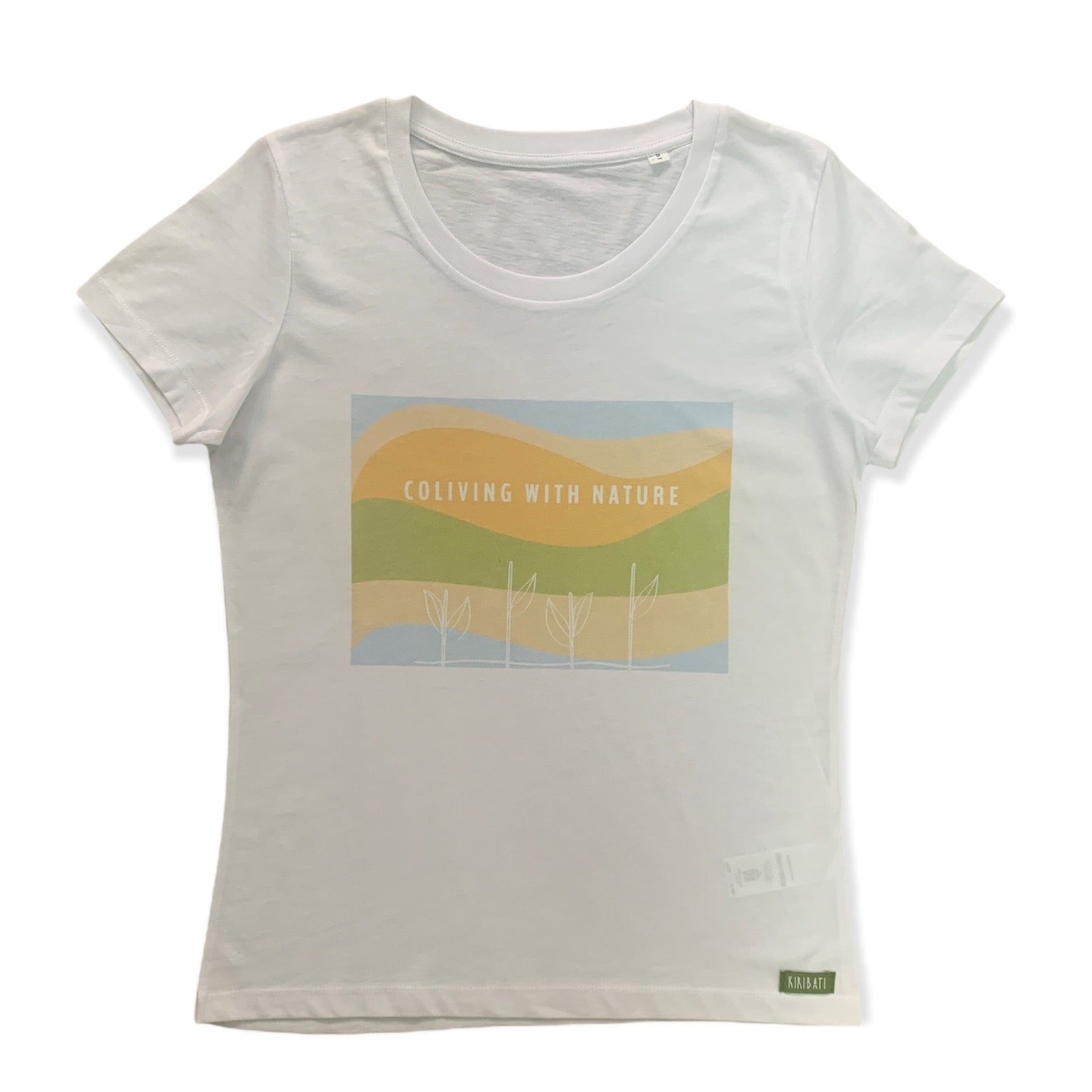 Camiseta mujer algodón orgánico Coliving