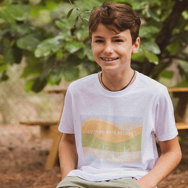 Camiseta niño algodón orgánico Coliving
