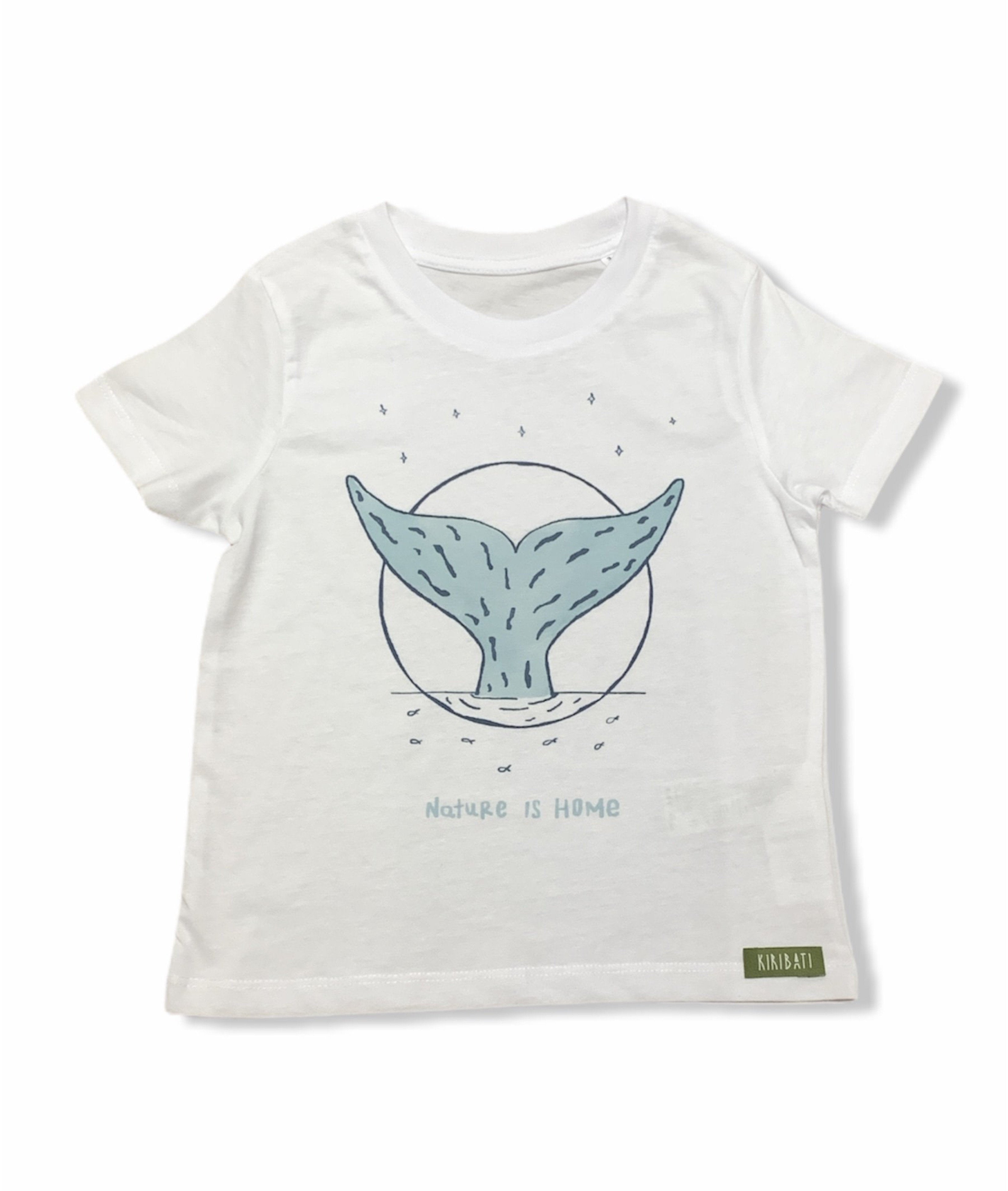 Camiseta niño algodón orgánico Whale